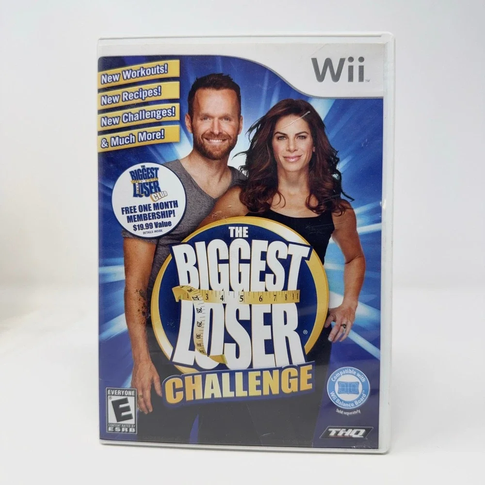 The Biggest Loser Challenge (Nintendo Wii, 2010) THQ Fitness Game